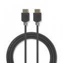 High Speed HDMI Cable with Ethernet, 0.5m Anthracite
