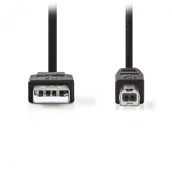 USB 2.0 Cable A Male - USB-B Male 2.0 m Black