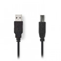 USB 2.0 Cable A Male - USB-B Male 2.0 m Black