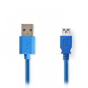 USB 3.0 Cable A Male - A Female 1.0 m Blue