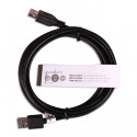 USB 2.0 Cable, USB A Male - USB A Female, 3.0m, Black. 