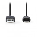 USB 3.1 Gen2 Cable USB-C Male - A Male 1.00 m Black 