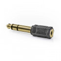 Stereo Audio Adapter 6.35 mm Male - 3.5 mm Female