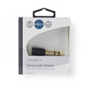 Stereo Audio Adapter 6.35 mm Male - 3.5 mm Female