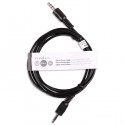 Stereo Audio Cable 3.5 mm Male - 3.5 mm Male 1.5 m Black