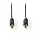 Stereo Audio Cable 3.5 mm Male - 3.5 mm Male 5.0m Anthracite