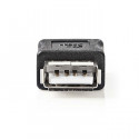 USB 2.0 Adapter A Female - A Female Black