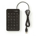NEDIS KBNM100BK - Wired Numeric Keypad USB Black