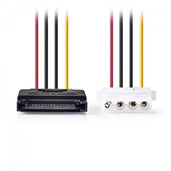 Internal Power Cable SATA 15-pin Male - Molex Female 0.15 m Various