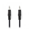 Stereo Audio Cable 3.5 mm Male - 3.5 mm Male 5.0 m Black