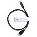 High Speed HDMI Cable with Ethernet, 1.0 m Black
