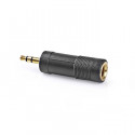 Stereo Audio Adapter 3.5 mm Male - 6.35 mm Female