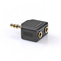 Stereo Audio Adapter 3.5 mm Male - 2x 3.5 mm Female