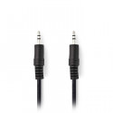 Stereo Audio Cable 3.5 mm Male - 3.5 mm Male 1.5 m Black