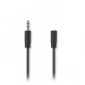 Stereo Audio Cable 3.5 mm Male - 3.5 mm Female 2.0 m Black