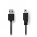 USB 2.0 Cable A Male - Mini 5-Pin Male 1.0 m Black