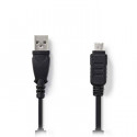 Camera Data Cable USB A Male - Olympus 12-pin Male 2.0 m Black