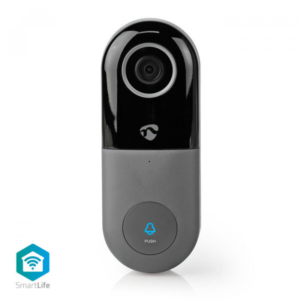Wi-Fi Smart Video Doorbell, App Control, microSD Slot, HD 720p