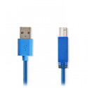 USB 3.0 Cable A Male - B Male 2.0 m Blue