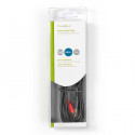 Stereo Audio Cable 3.5 mm Male - 2x RCA Male 1.5 m Black
