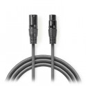 Balanced XLR Audio Cable XLR 3-Pin Male - XLR 3-Pin Female 20 m Grey