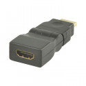 HDMI Adapter HDMI Connector - HDMI Female Rotatable Black