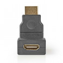 HDMI Adapter HDMI Connector - HDMI Female Rotatable Black