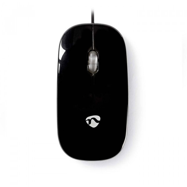 NEDIS MSWD200BK - Wired Mouse 1000 DPI 3-Button Black