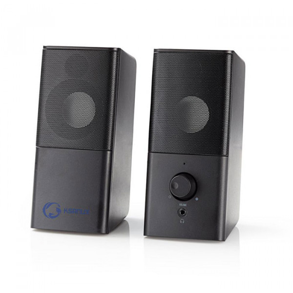 NEDIS GSPR10020BK - Gaming Speakers 2.0 USB powered 3.5mm jack 18 W