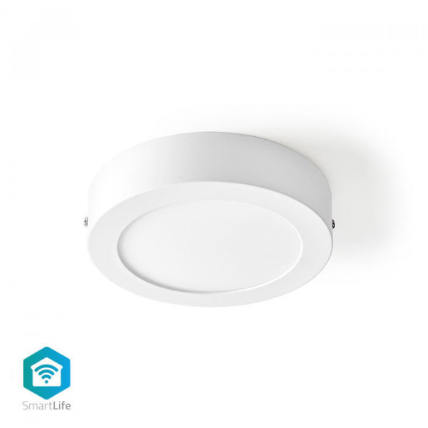 Wi-Fi Smart Ceiling Light Round Diameter 17 cm Warm to Cool White 800 lm 12W