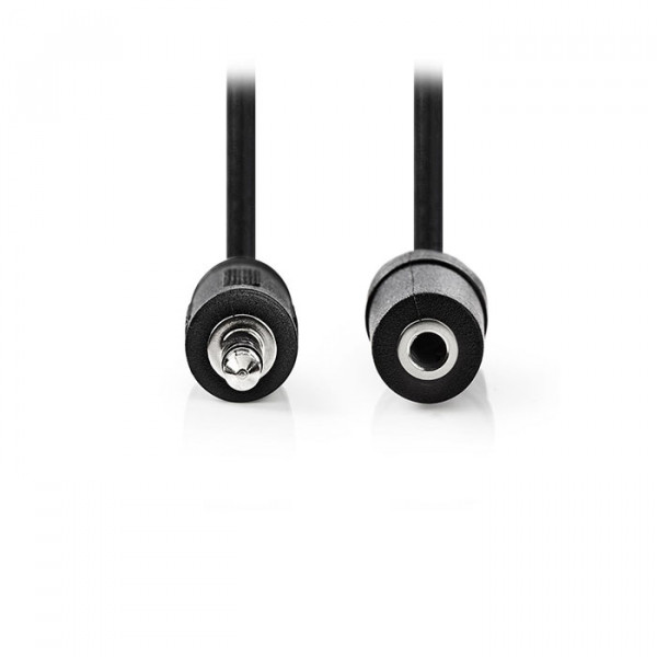 Stereo Audio Cable 3.5 mm Male 3.5 mm Female 2.0 m Black