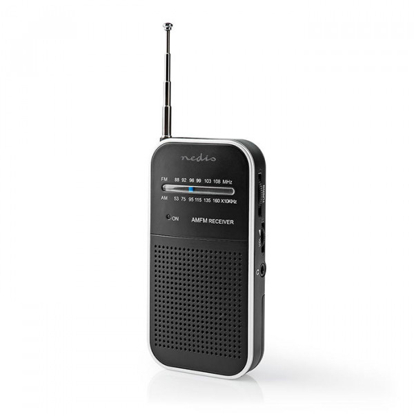 FM / AM Radio 1.5 W Pocket Size Silver / Black