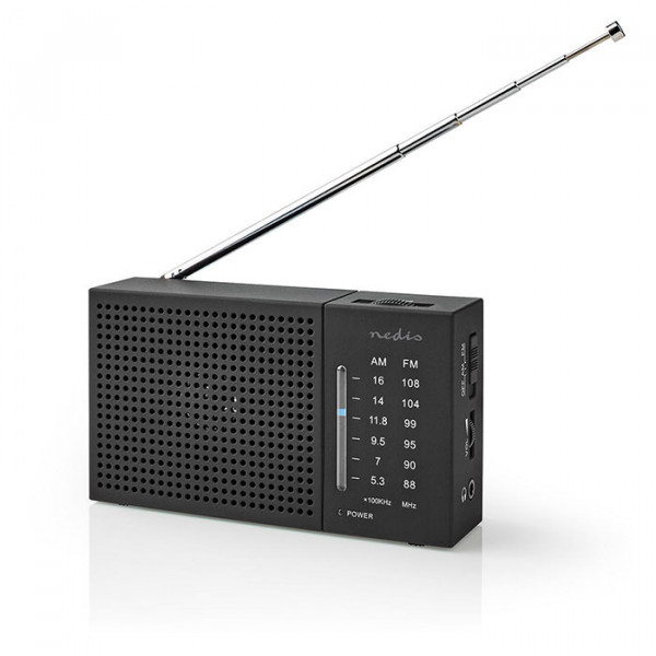 FM / AM Radio 1.5 W Pocket-Size Black