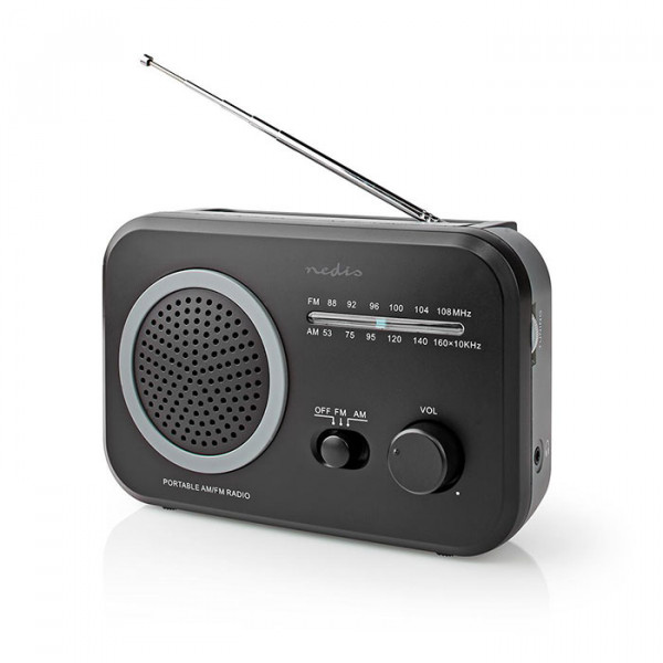 FM / AM Radio 1.8 W Carrying Handle Grey / Black