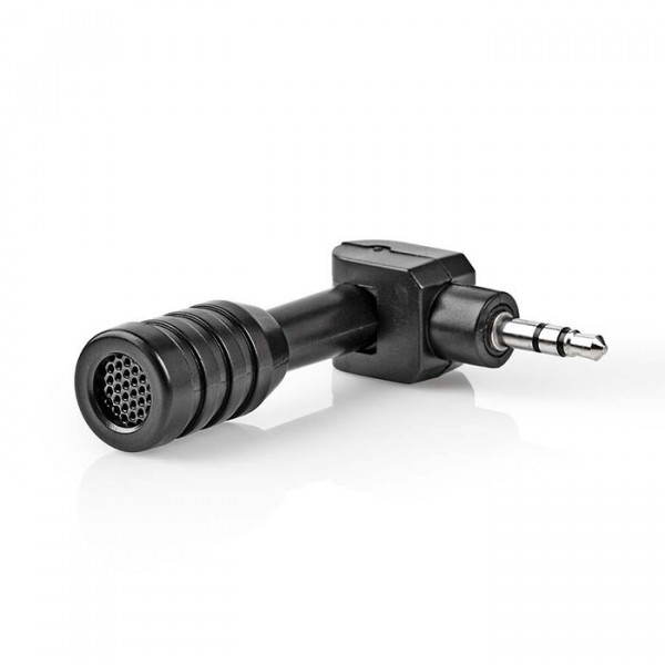 NEDIS MICMJ100BK - Wired Microphone Mini Plug-in 3.5 mm Black