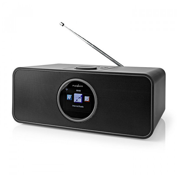 Internet Radio 42 W FM Bluetooth Remote Control Black