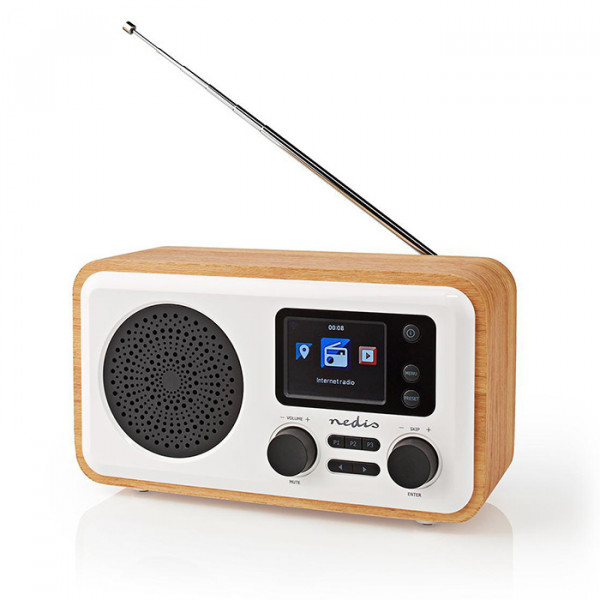 Internet Radio Table Design Bluetooth / Wi-Fi DAB+ / FM / Internet 2.4" Colour Screen