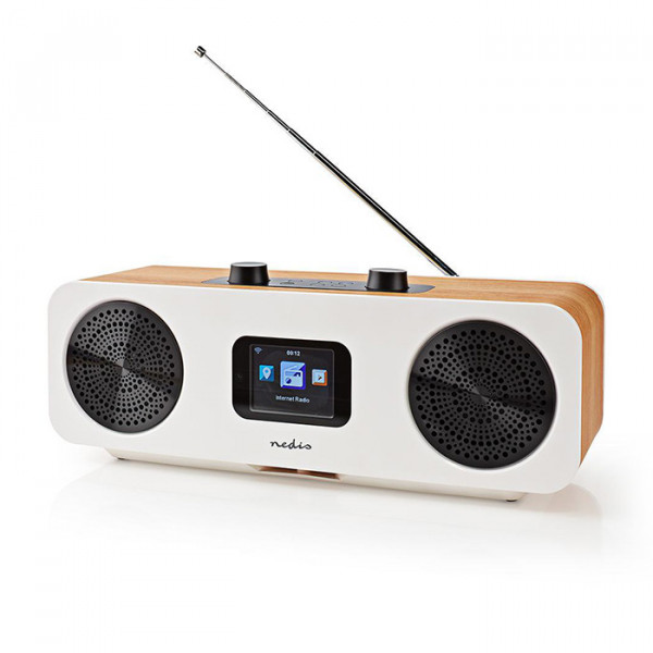 Internet Radio Table Design Bluetooth / Wi-Fi DAB+ / FM / Internet 2.4" Colour Screen