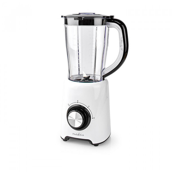 Stand Blender 800W 1.5l Plastic 2-Speed Setting Black / White